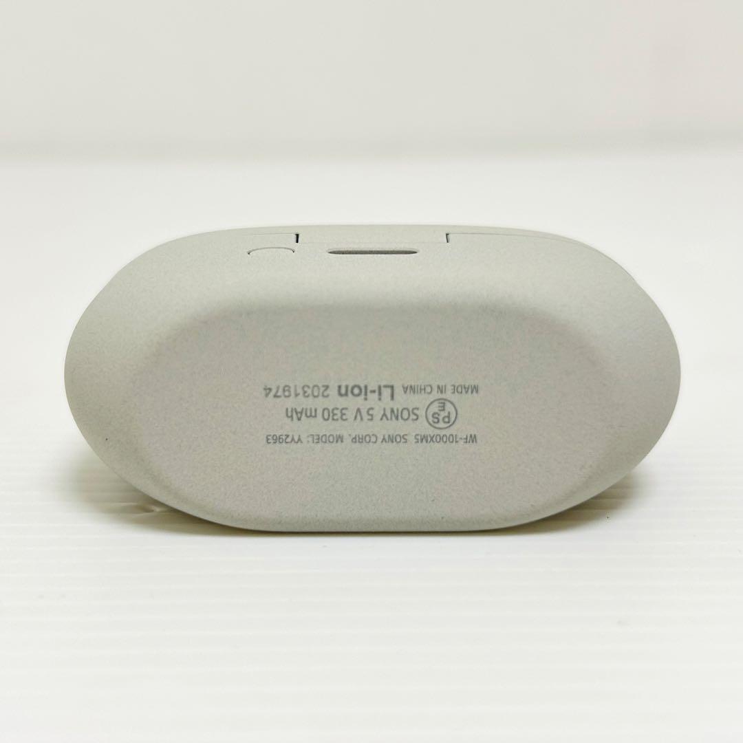 動作品 SONYワイヤレスイヤホン WF-1000XM5 充電ケース シルバー