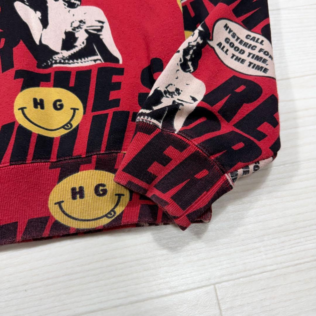 極美品 ヒステリックグラマー SOUND REVOLUTION 総柄 L