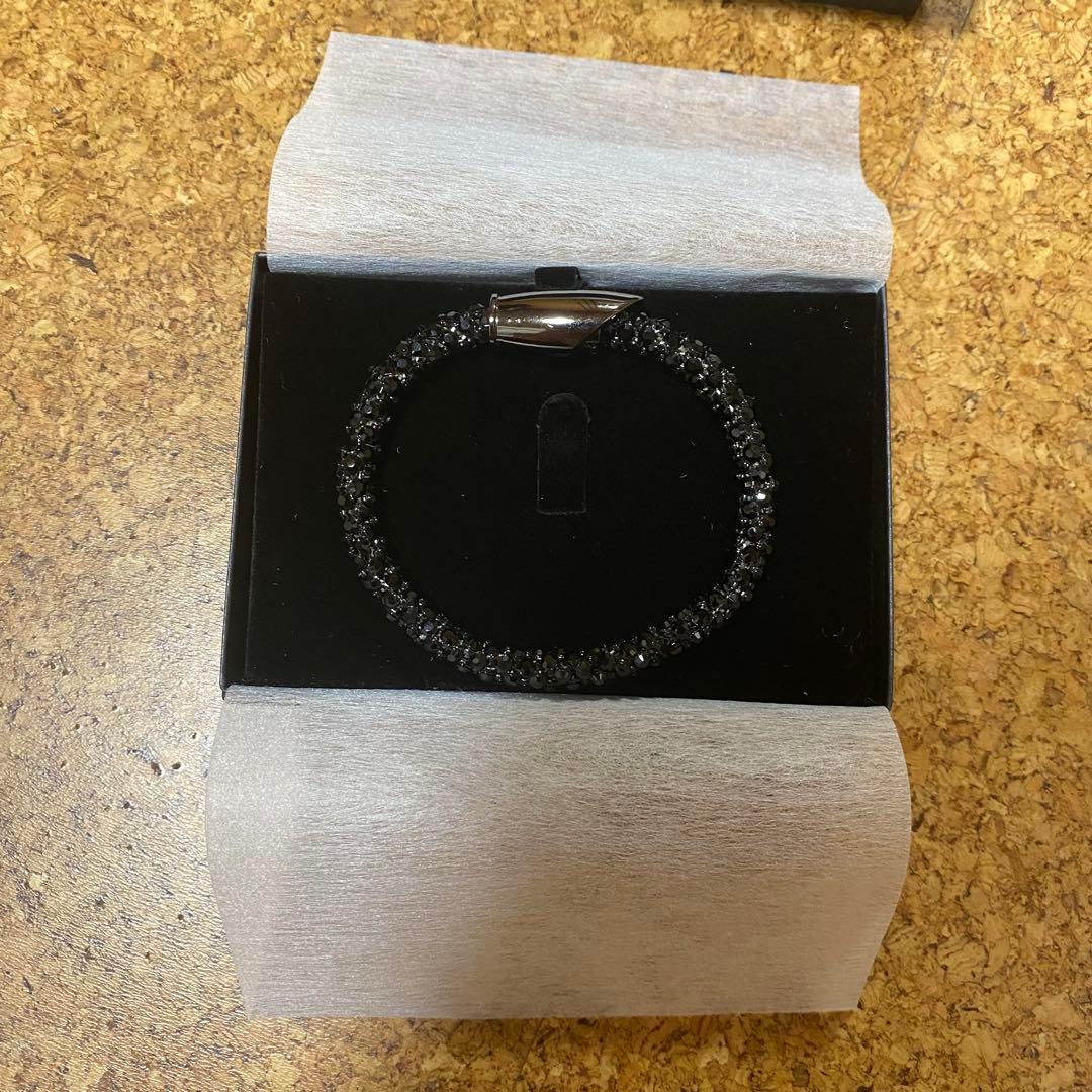 【未使用】VARTIX#LUVブレスレットジェットブラック手首18cm