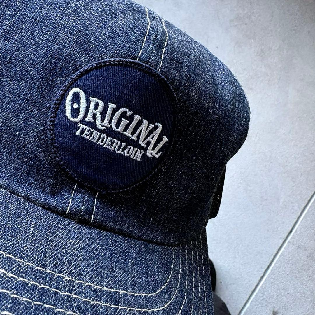 TENDERLOIN TRUCKER CAP MESH DENIM / デニム