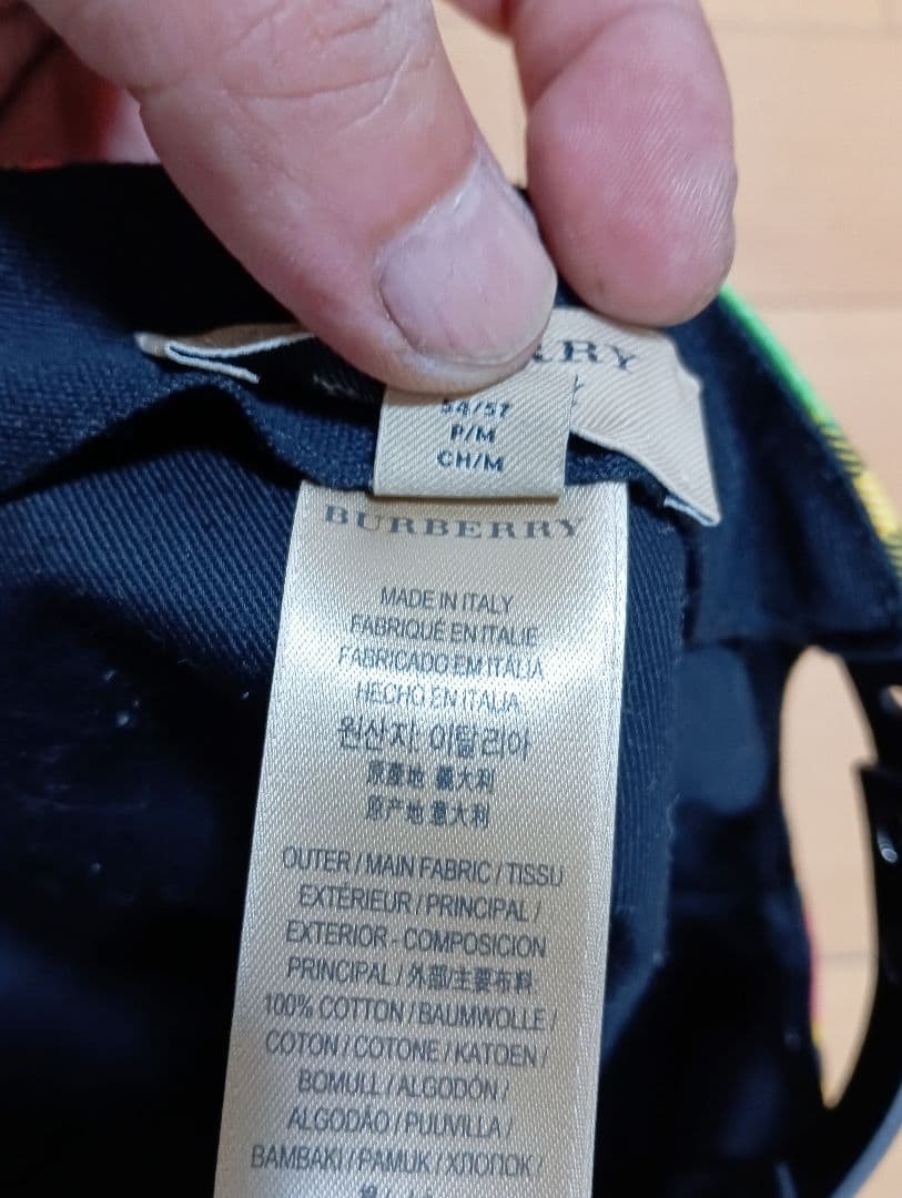 BURBERRY　バーバリー　キャップ　美品