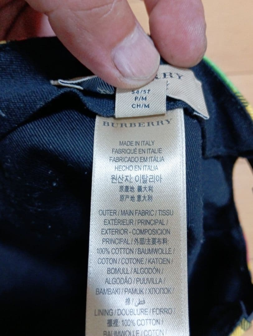 BURBERRY　バーバリー　キャップ　美品