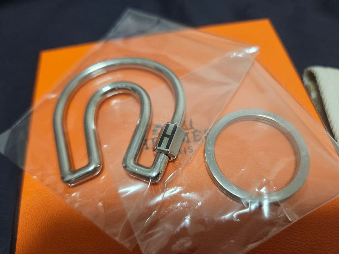 【HERMES】正規品　フェール・ア・シュヴァル　キーリング　キーホルダー