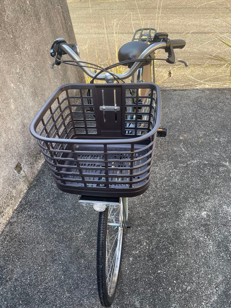 電動アシスト自転車 シティタイプ オリーブグリーン