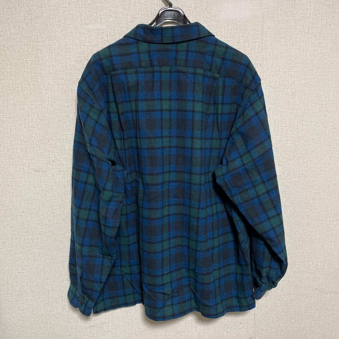 【Pendleton 】 ウールチェックシャツ XL