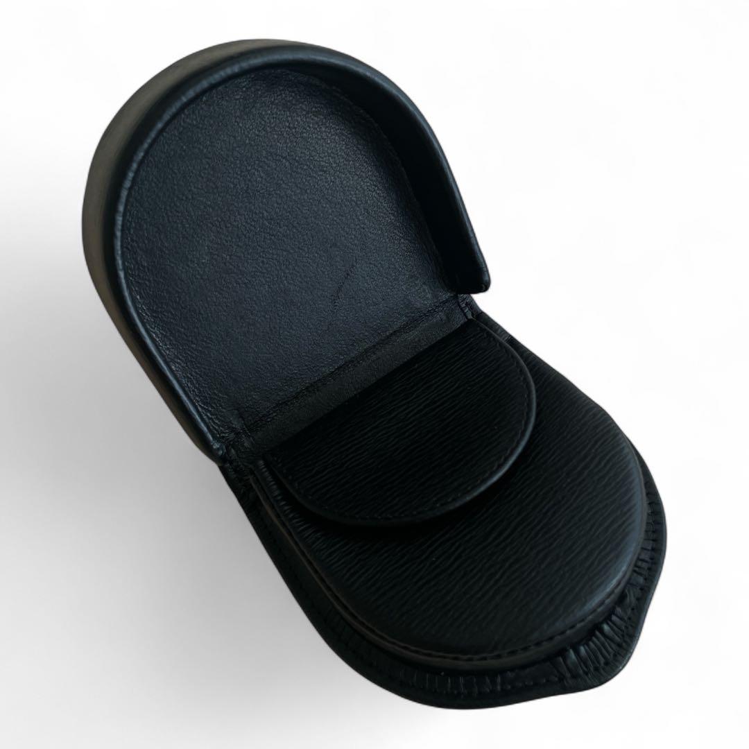 美品　モンブラン　ケース　馬蹄型　ホワイトスター　レザー　ブラック　希少