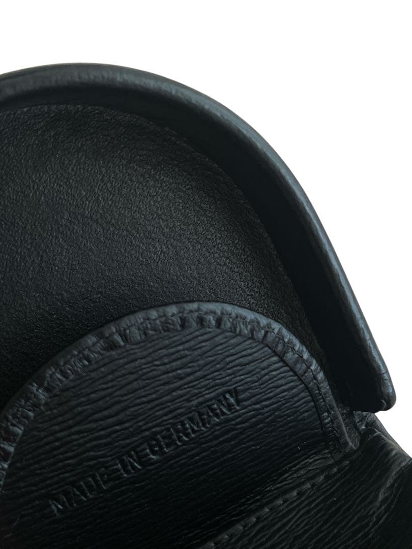 美品　モンブラン　ケース　馬蹄型　ホワイトスター　レザー　ブラック　希少