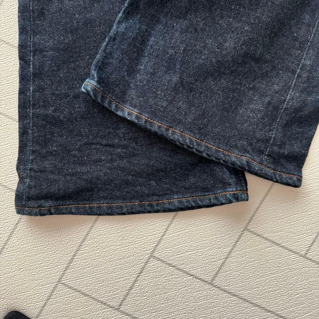 【希少】MOUSSY MVS FLARE 濃紺 ネイビー 25 フレアデニム