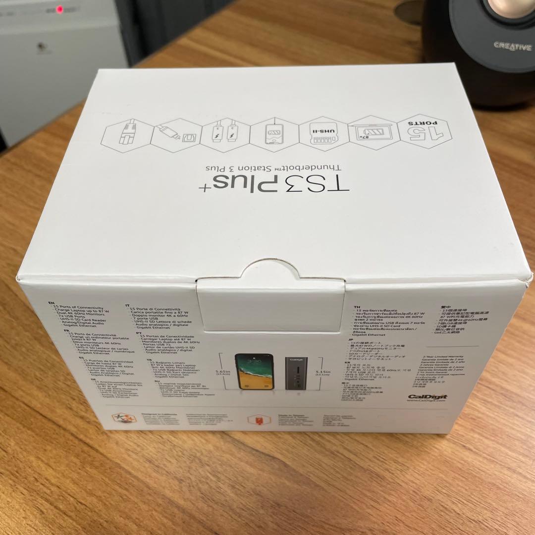 【新品】 CalDigit Thunderbolt Station 3Plus
