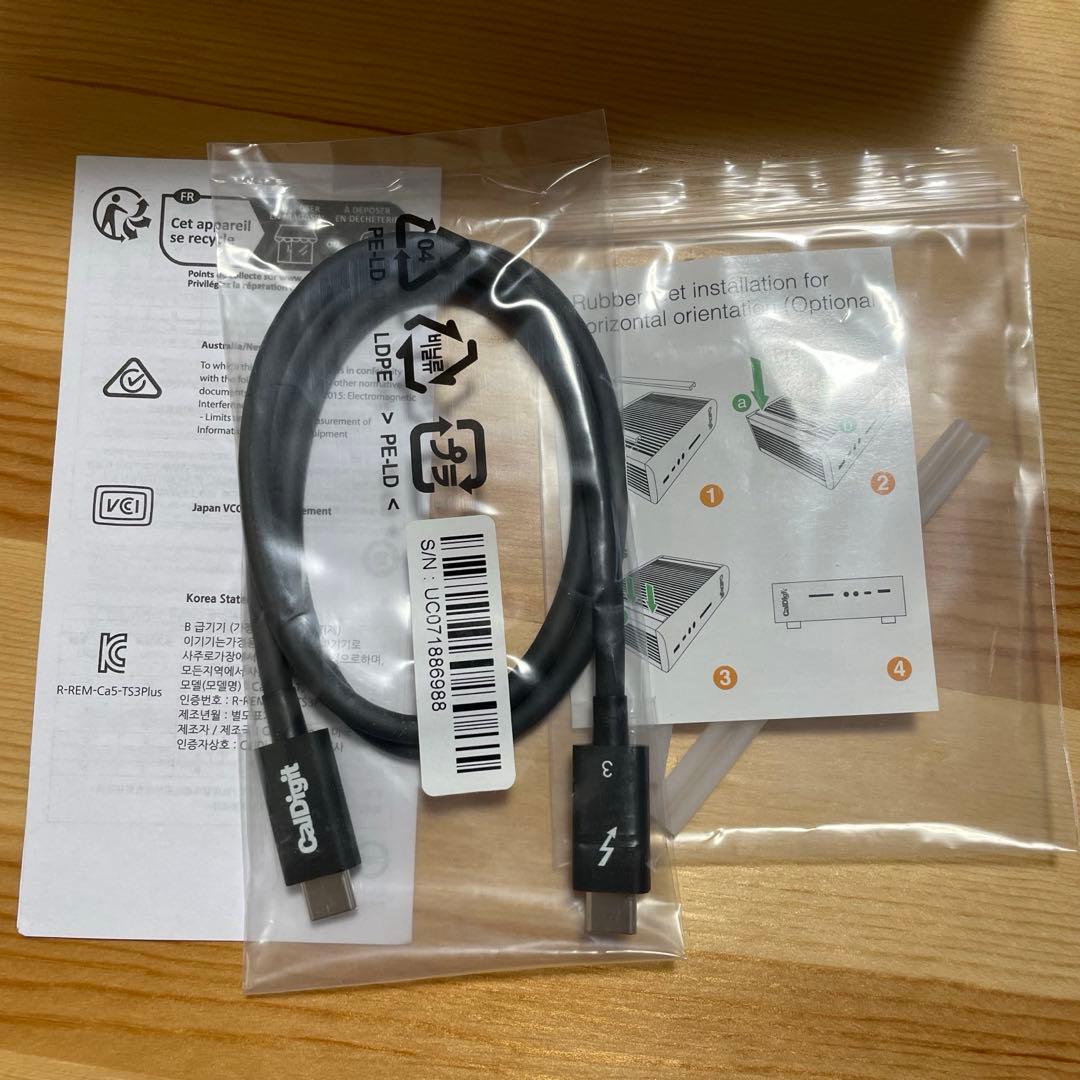 【新品】 CalDigit Thunderbolt Station 3Plus