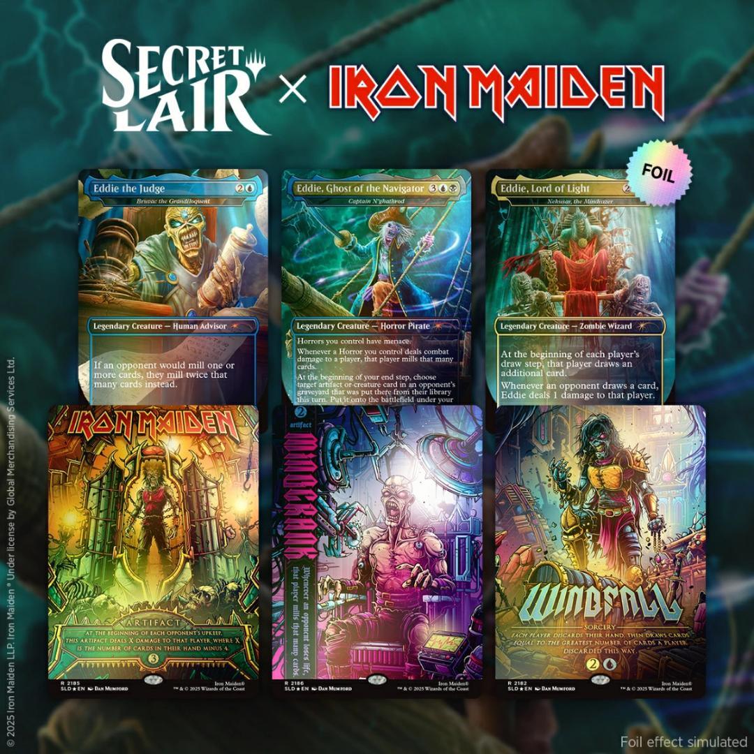MTG Secret Lair x Iron Maiden Foil 未開封