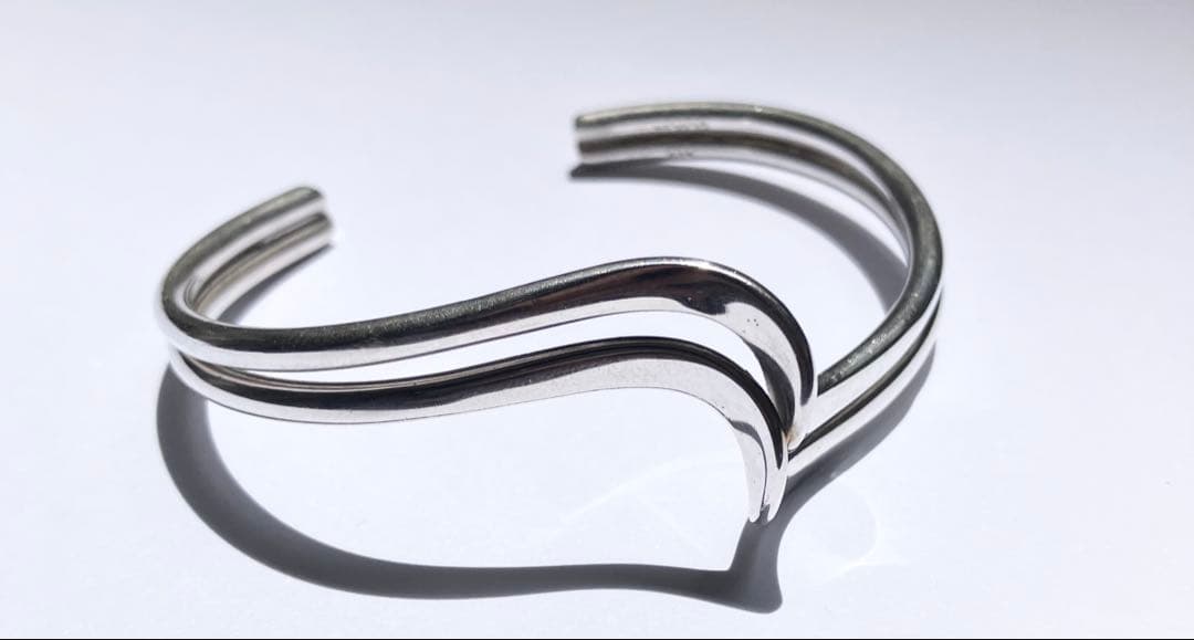 【2/1までSALE❗️】メキシコ製 ヴィンテージツイストウェーブバングル 925