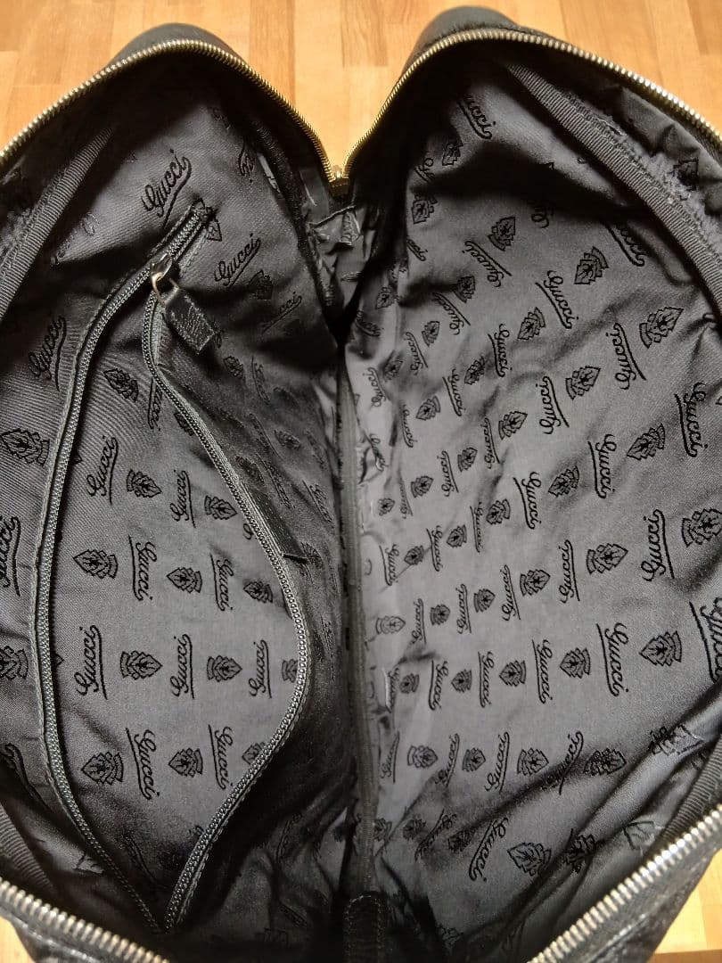 最終価格です！ GUCCIビジネスバッグ　ブラック　シマ　GG柄