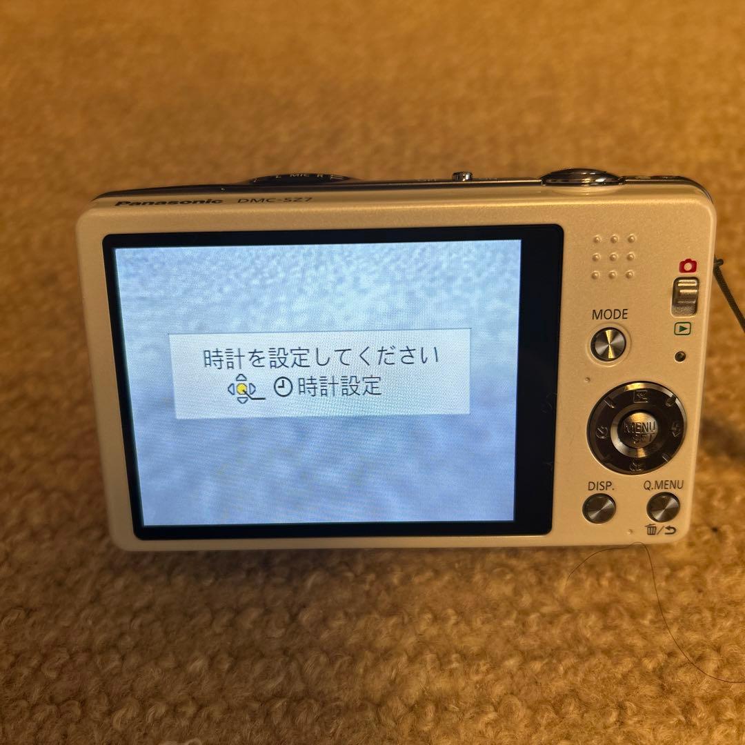 【美品】Panasonic デジカメ　LUMIX DMC-SZ7 ホワイト