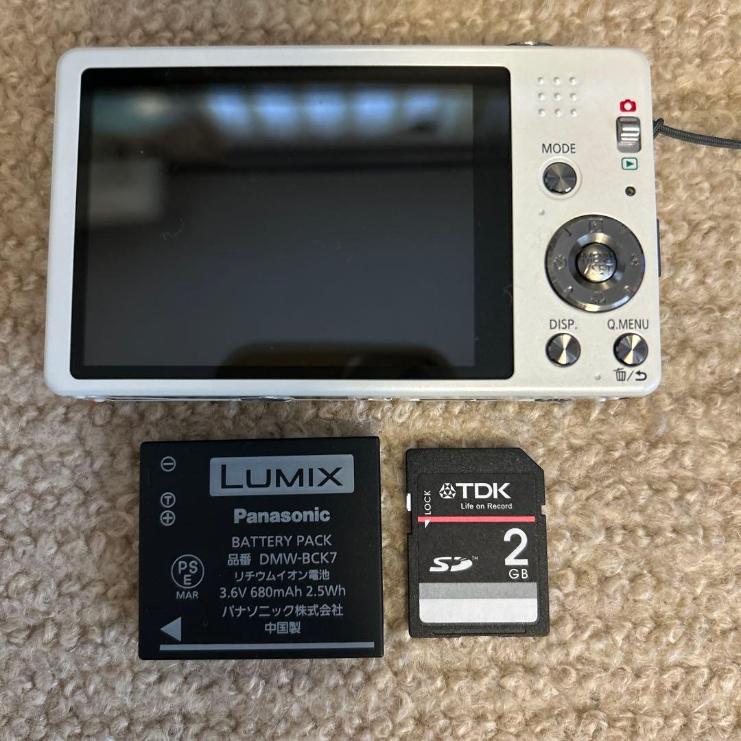 【美品】Panasonic デジカメ　LUMIX DMC-SZ7 ホワイト