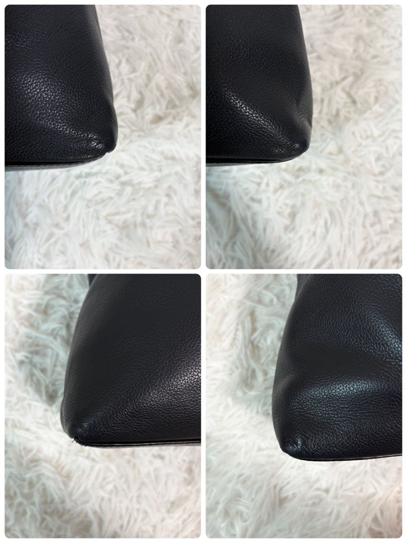 極美品✨コーチ トートバッグ フォルド ヘリテージウェブ 2way 大容量 黒紺