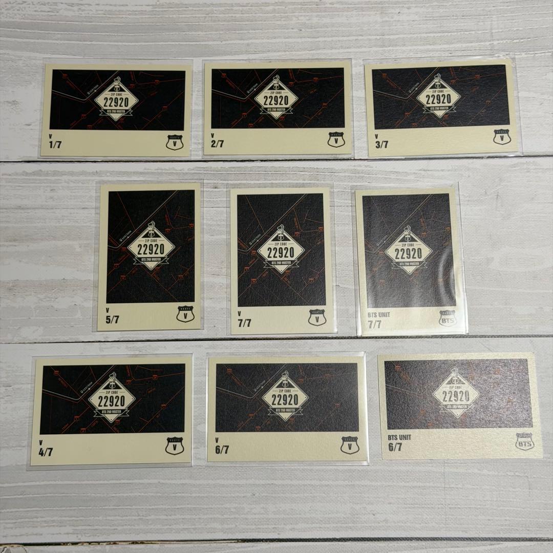 BTS V RM 2ND MUSTER ZIP CODE 22920 トレカ