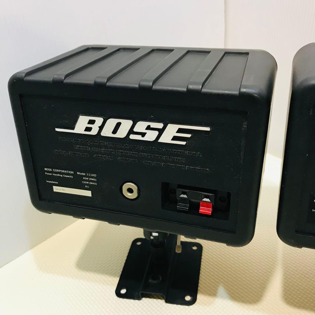 【良品】#682 Bose スピーカーペア 111AD 天井 壁 ブラケット付
