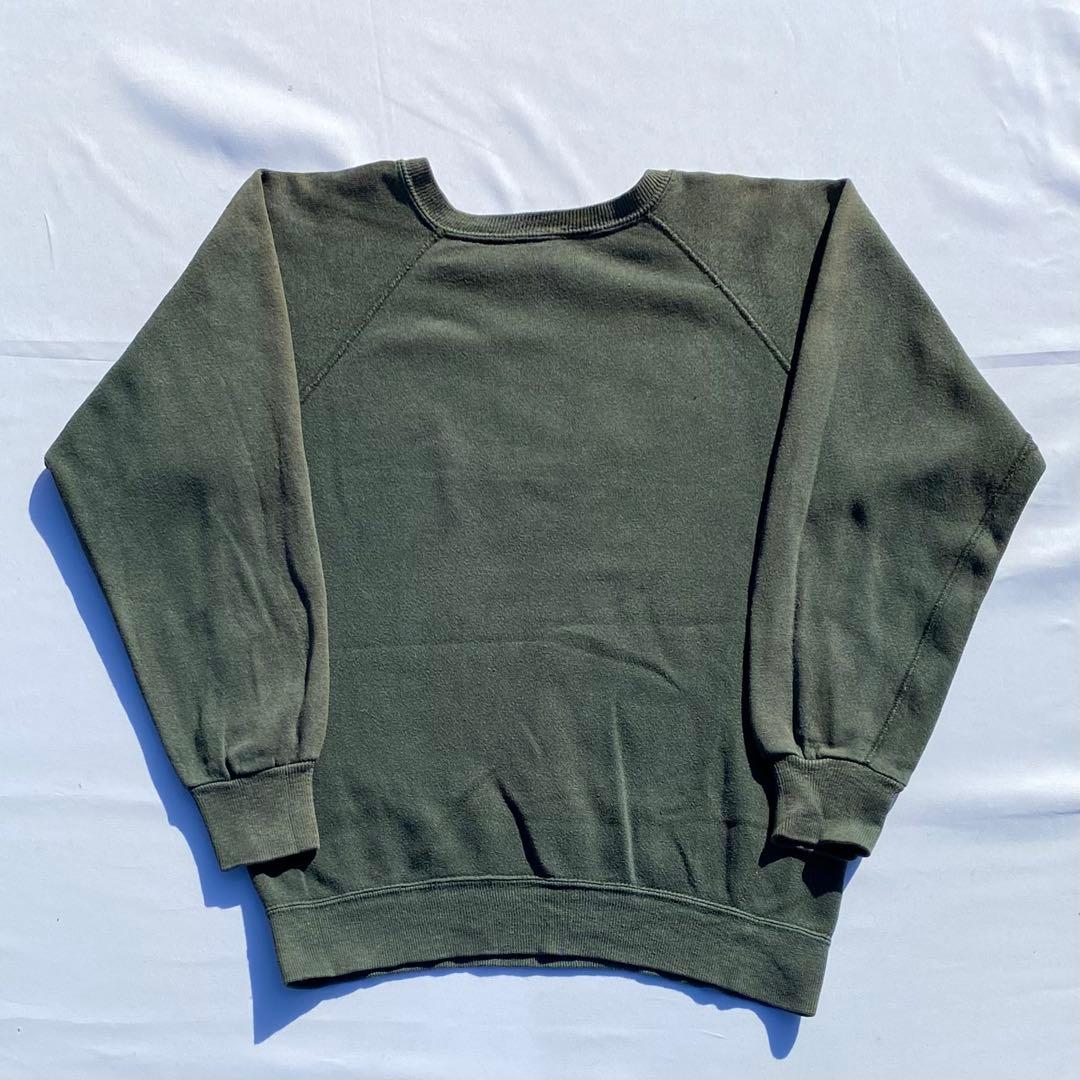 60's sportswear カラーフロッキー　スウェット　ブラック