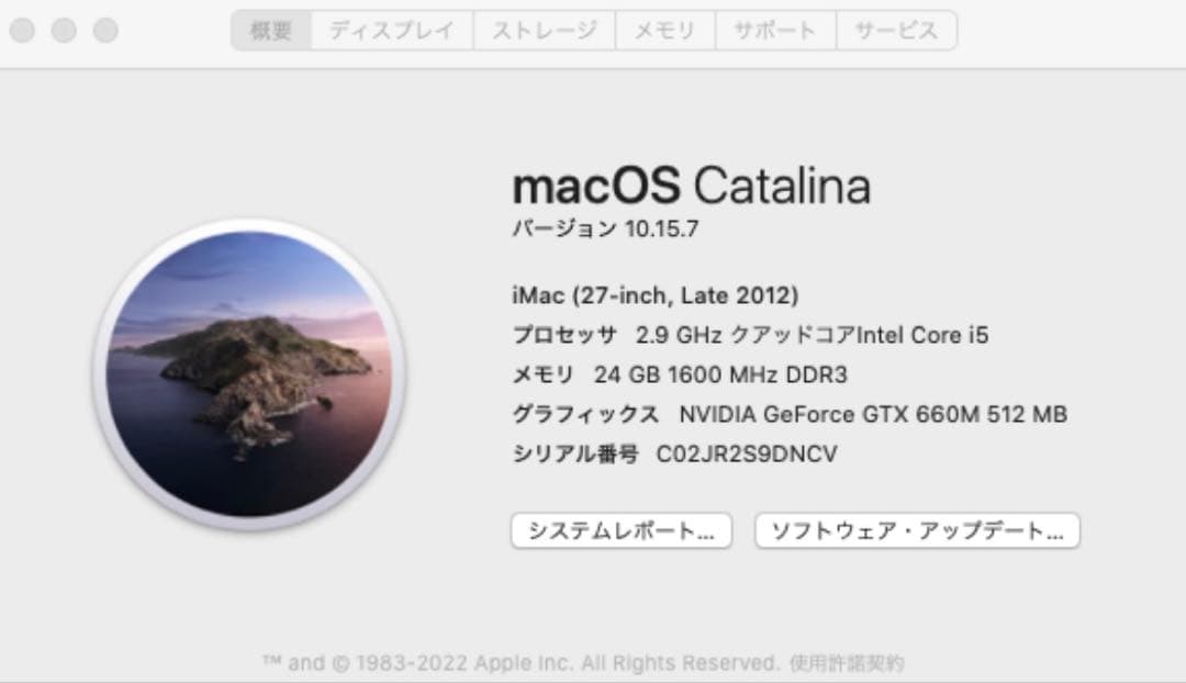 Macデスクトップ Apple iMac 24GB 1T MD095J/A