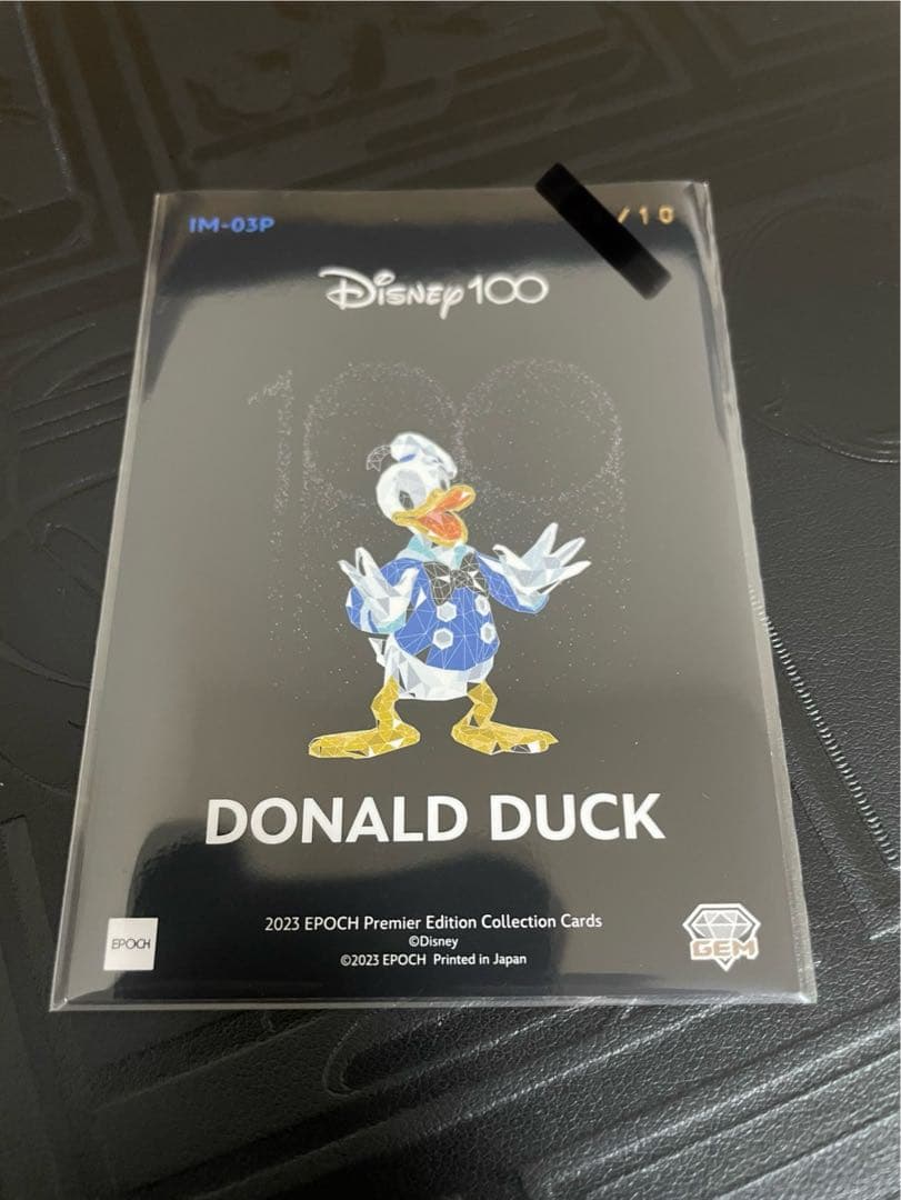epoch Disney100 ドナルド　GEM パラレル　10枚限定