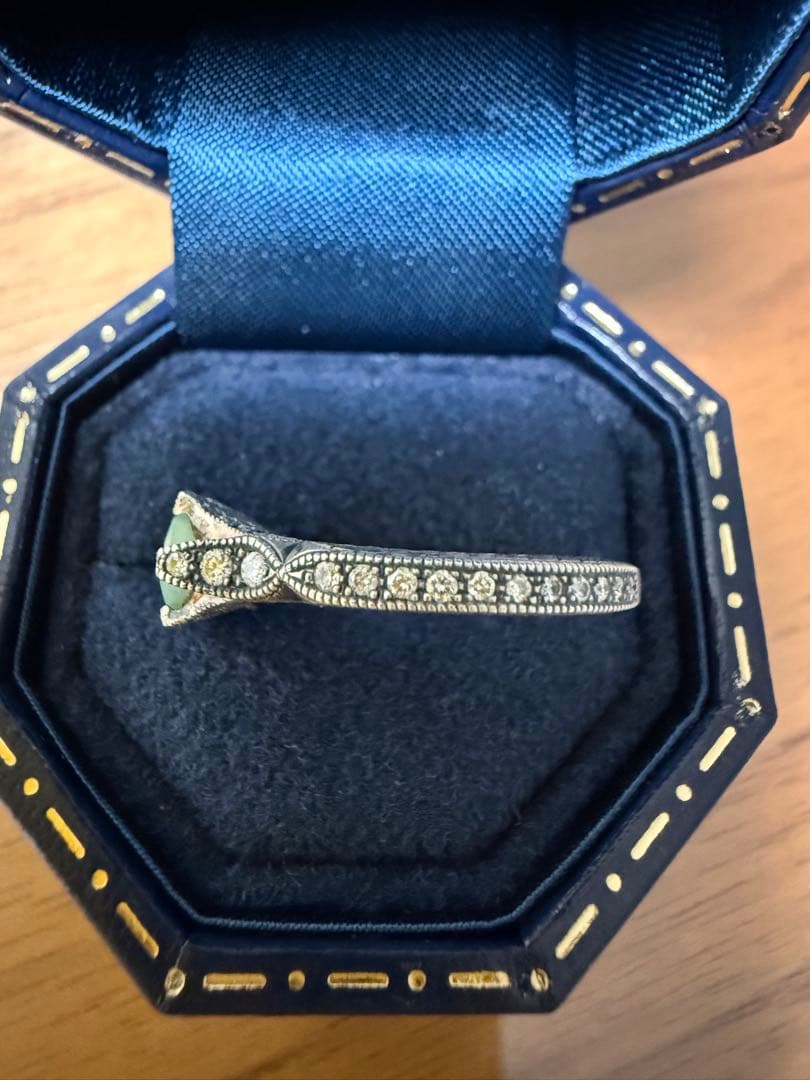 hum 半人前　シルバーリング　ダイヤ　オパール 12号　代官山蔦屋書店にて購入