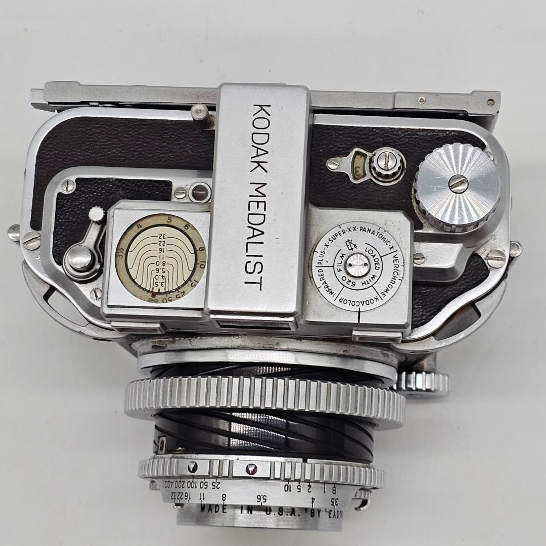 【レトロ】Kodak メダリスト ヴィンテージカメラ カートリッジ付