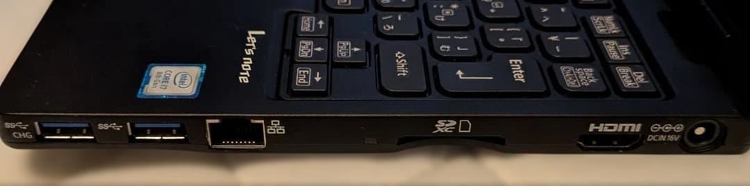 【希少】Let's Note CF-RZ8 i7 16GB 256GB LTE