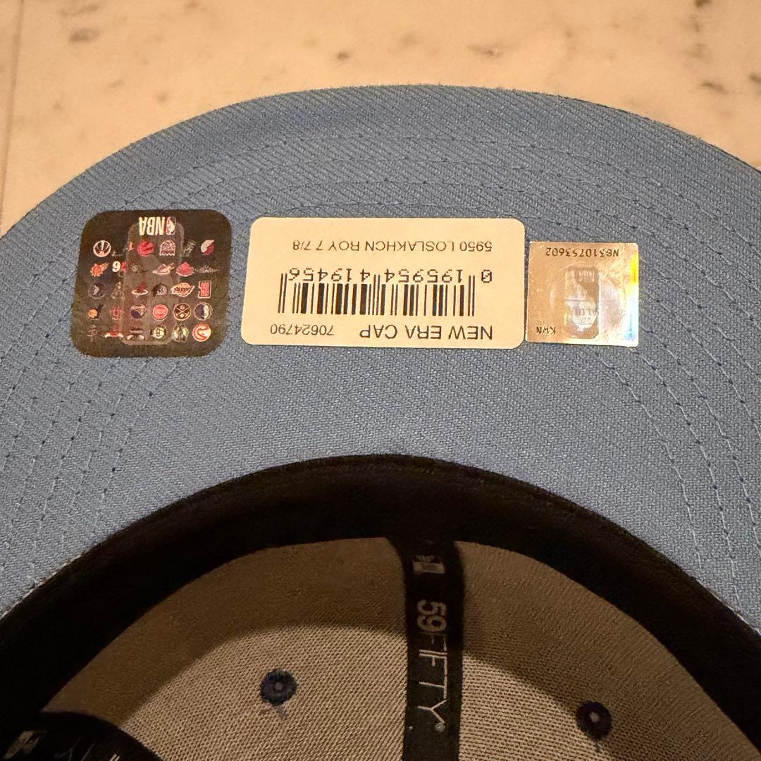 New Era 59FIFTY HWC レイカーズ ブルー 7 7/8 NBA