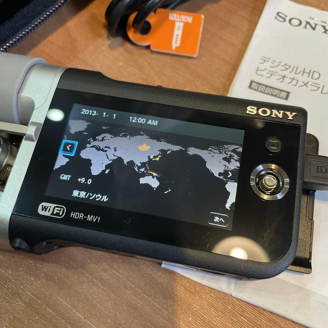 【美品】SONY HDR-MV1 ビデオカメラ本体 ケース付き