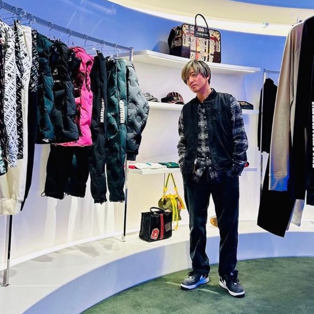 同型キムタク着 23AW ダービーオブサンフランシスコ ベスト 300 黒L美品