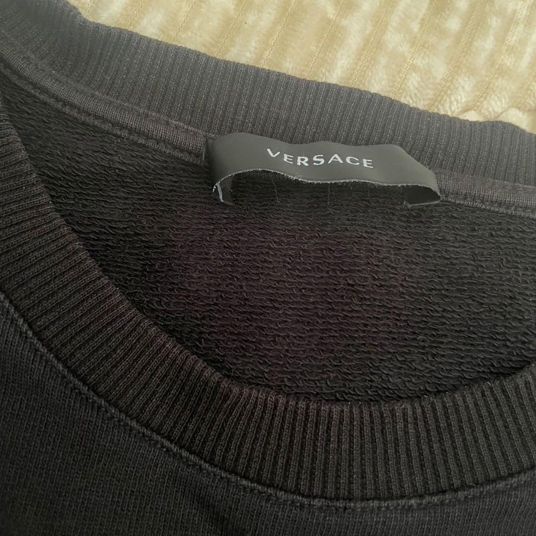 【最終お値下げ】VERSACE ヴェルサーチ ロゴ トレーナー　スウェット