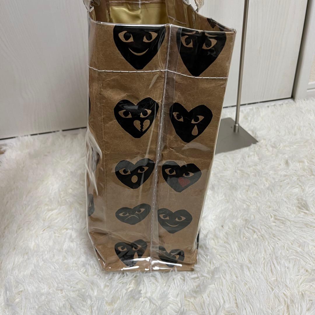 コムデギャルソン PVC トートバック　紙袋　プレイ