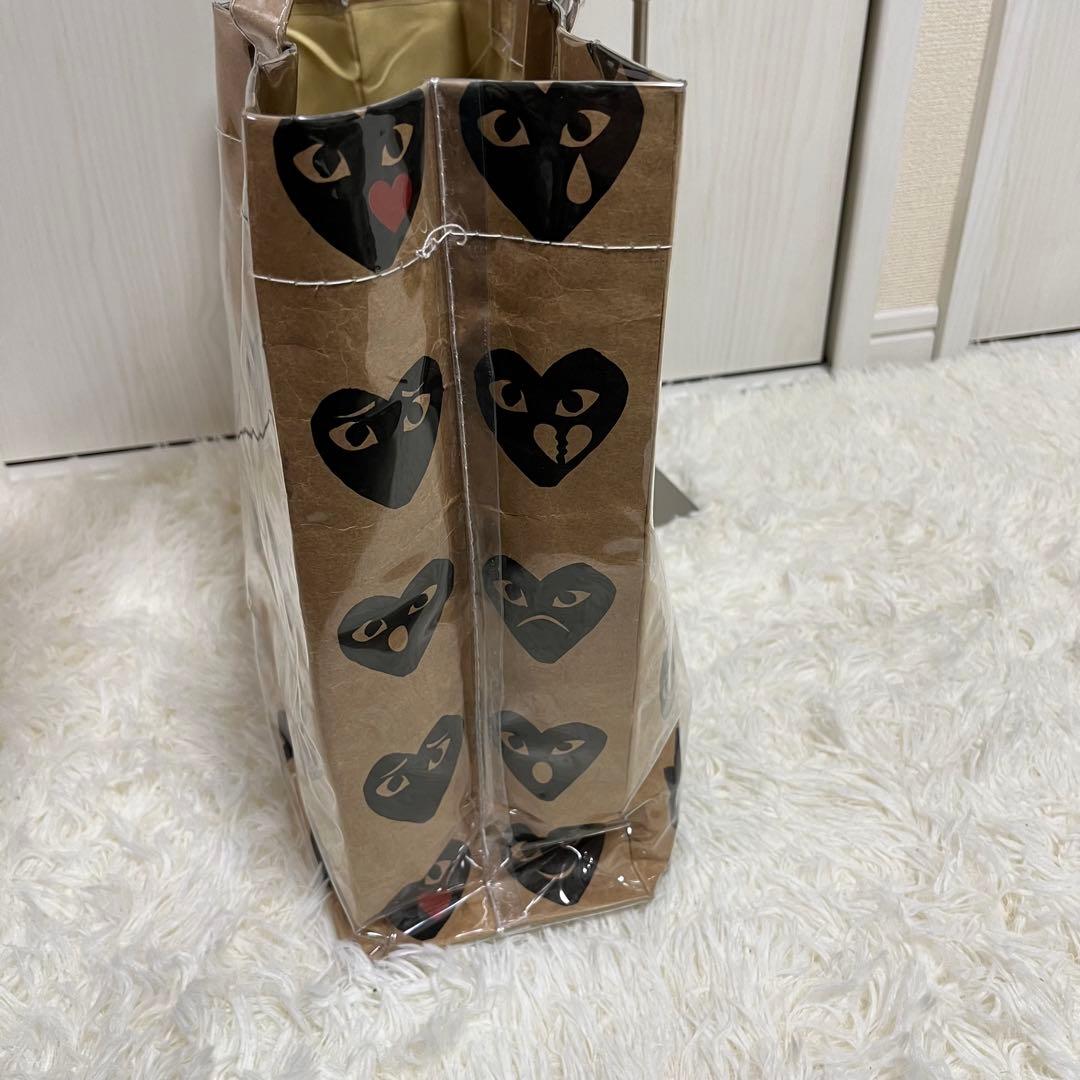 コムデギャルソン PVC トートバック　紙袋　プレイ