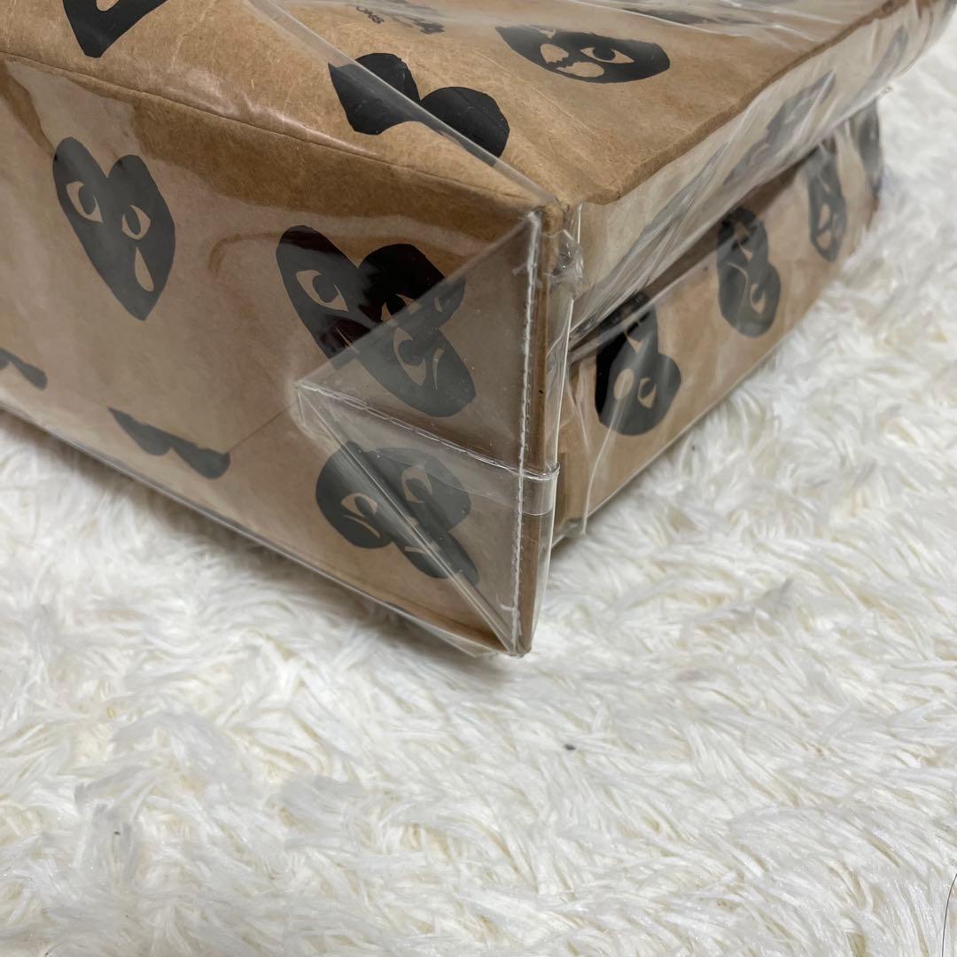 コムデギャルソン PVC トートバック　紙袋　プレイ