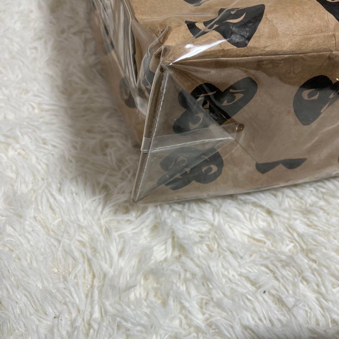 コムデギャルソン PVC トートバック　紙袋　プレイ