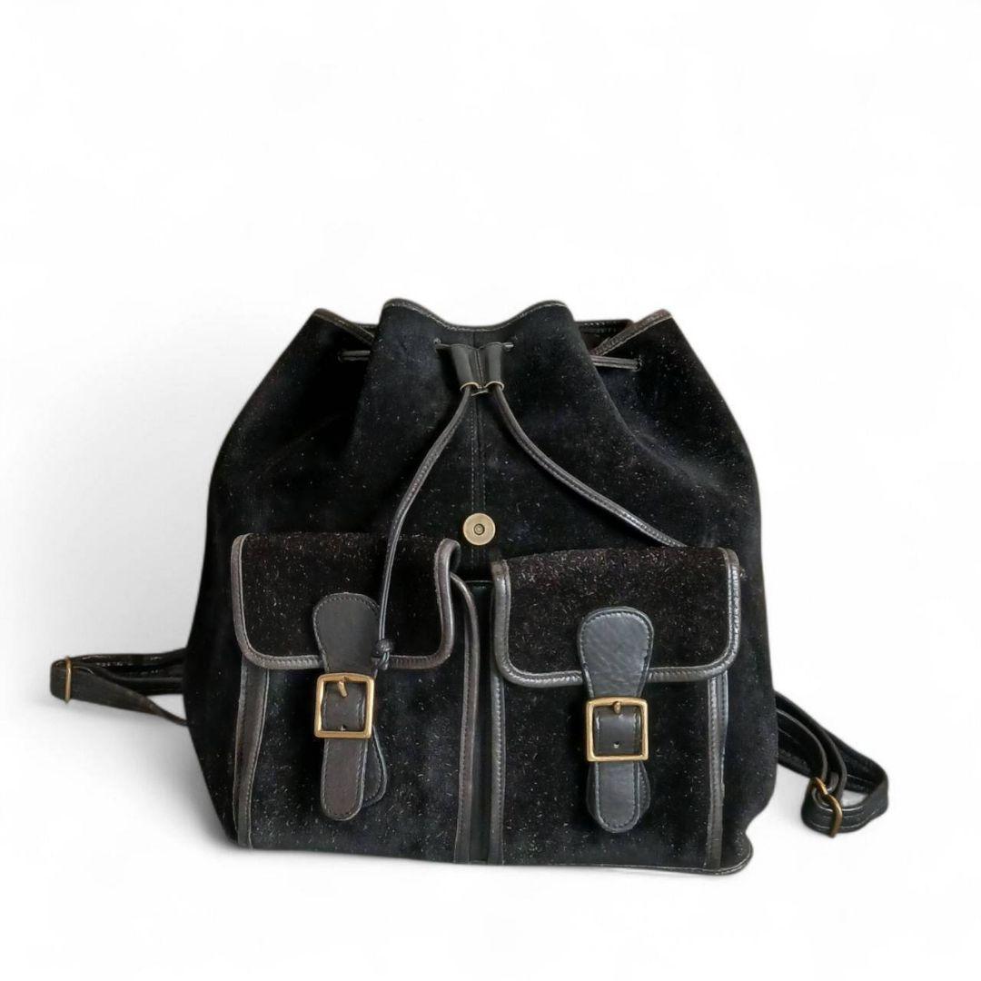 COACH オールドコーチ レザーリュック 黒 0517 ヴィンテージ