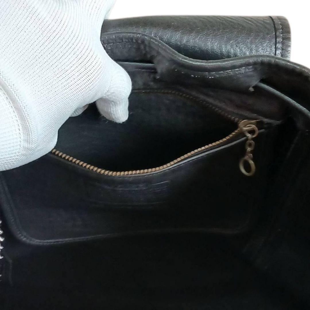 COACH オールドコーチ レザーリュック 黒 0517 ヴィンテージ