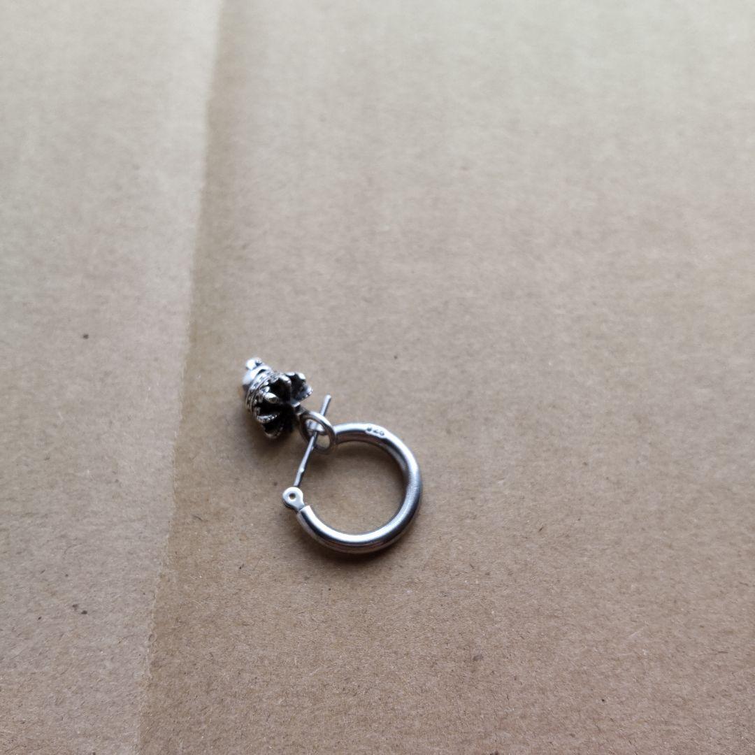 ジャスティンデイビス　ピアス Justin Davis スカル ドクロ フープ