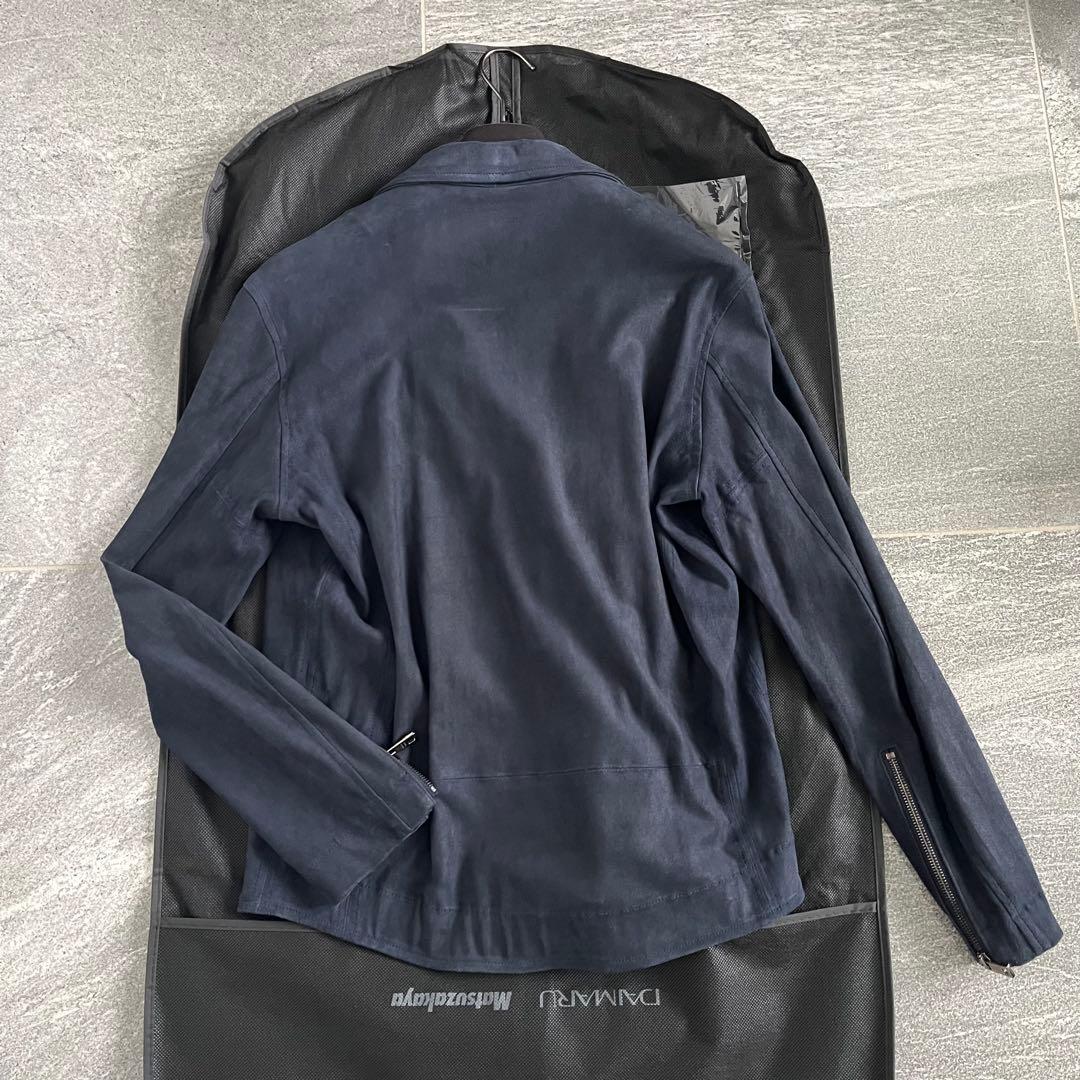 GIORGIO BRATO スエードライダース　ネイビー