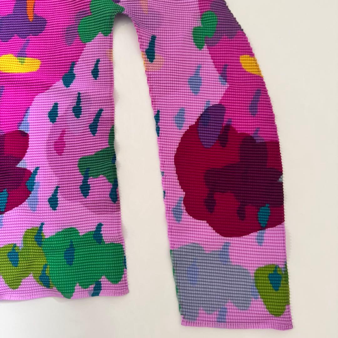 ミー イッセイミヤケ 2024 フェイス プリーツ ブラウス　ストレッチ