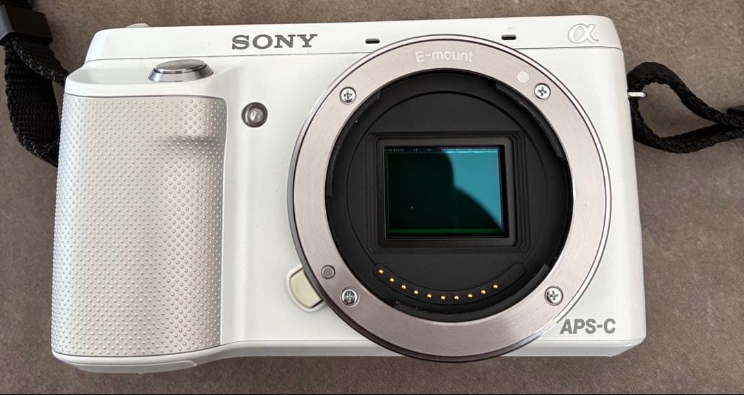 SONY α NEX-F3 ホワイト ボディ 動作確認済 即購入OK