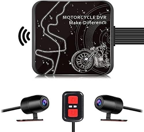 早い者勝ち❣️モトカム バイク用 ドライブレコーダー 前後 1080P 200万