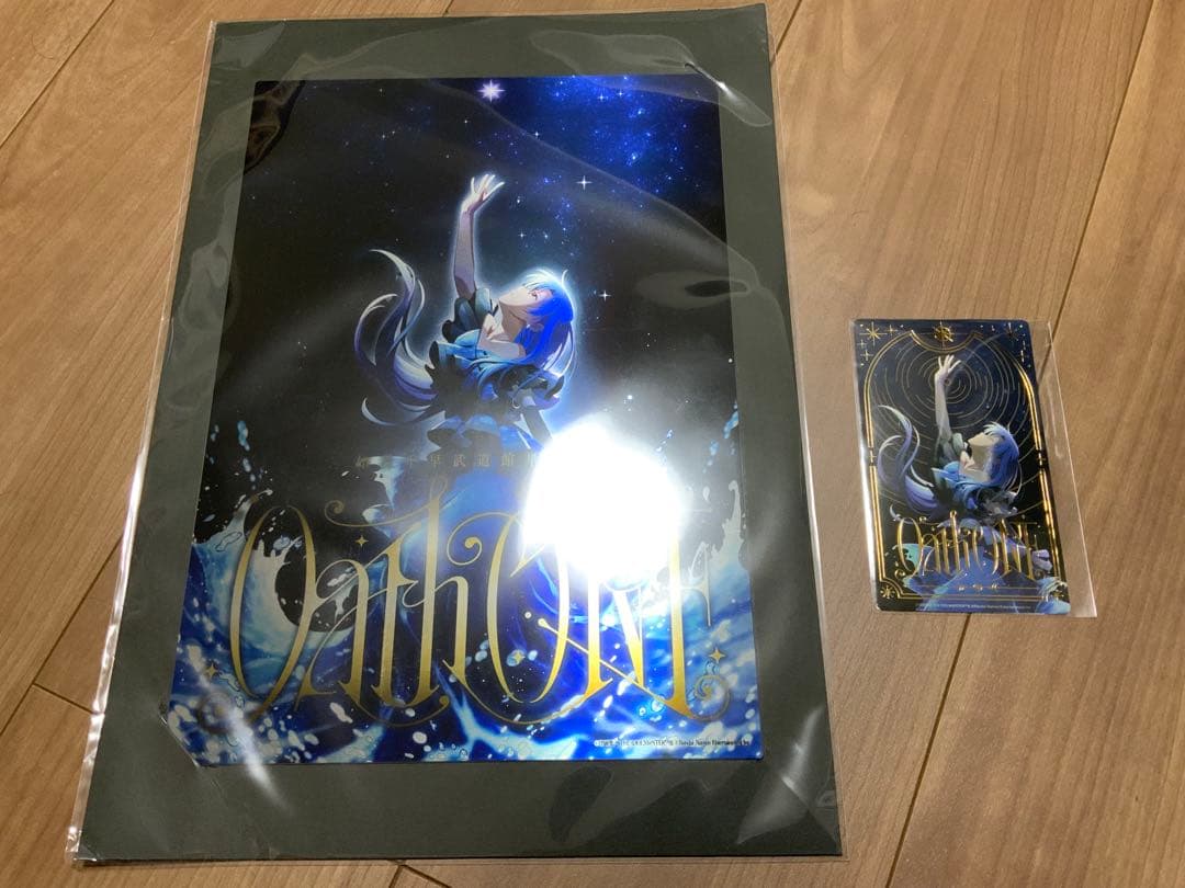 如月千早武道館単独公演 「OathONE」 メタルアートプレート&特典ステッカー