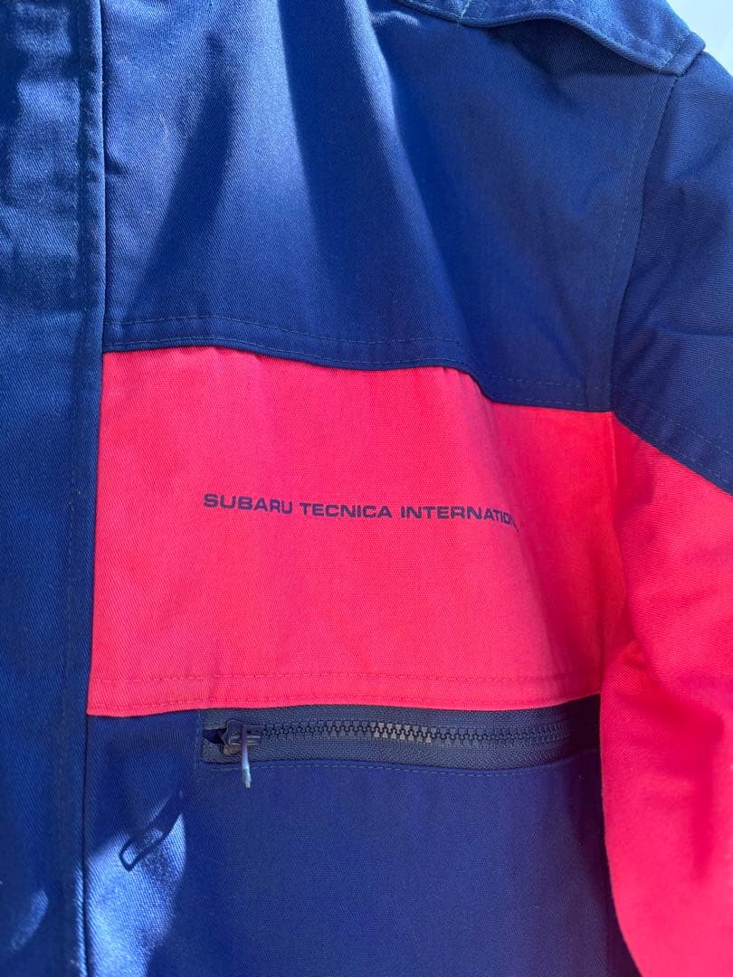 SUBARU スバル 作業着 つなぎ　ブルー&ピンク　　Lサイズ