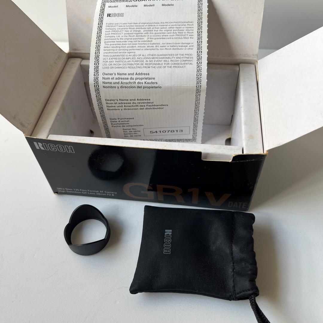 RICOH GR1v コンパクトフィルムカメラ