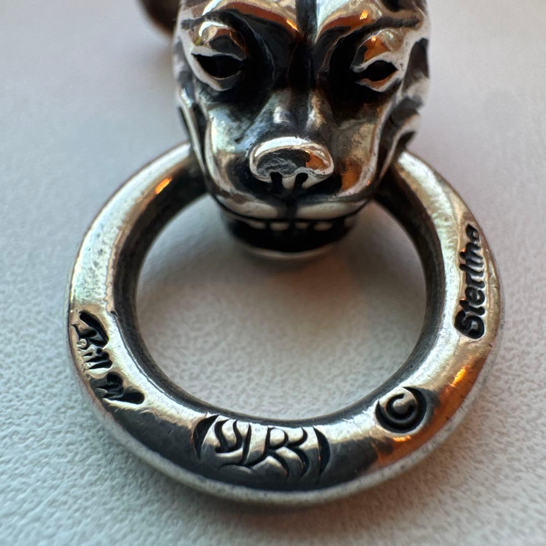 ビルウォールレザー パンサーヘッド ペンダントトップ（リング付き）シルバー925