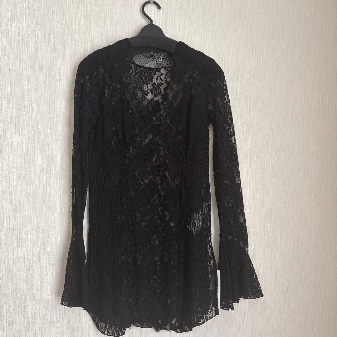 トップス COMBINATION LACE TOP