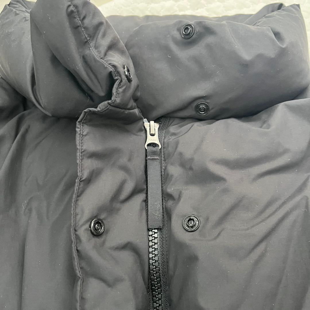 ナンガNANGAスタンドカラーダウンジャケットブラックM