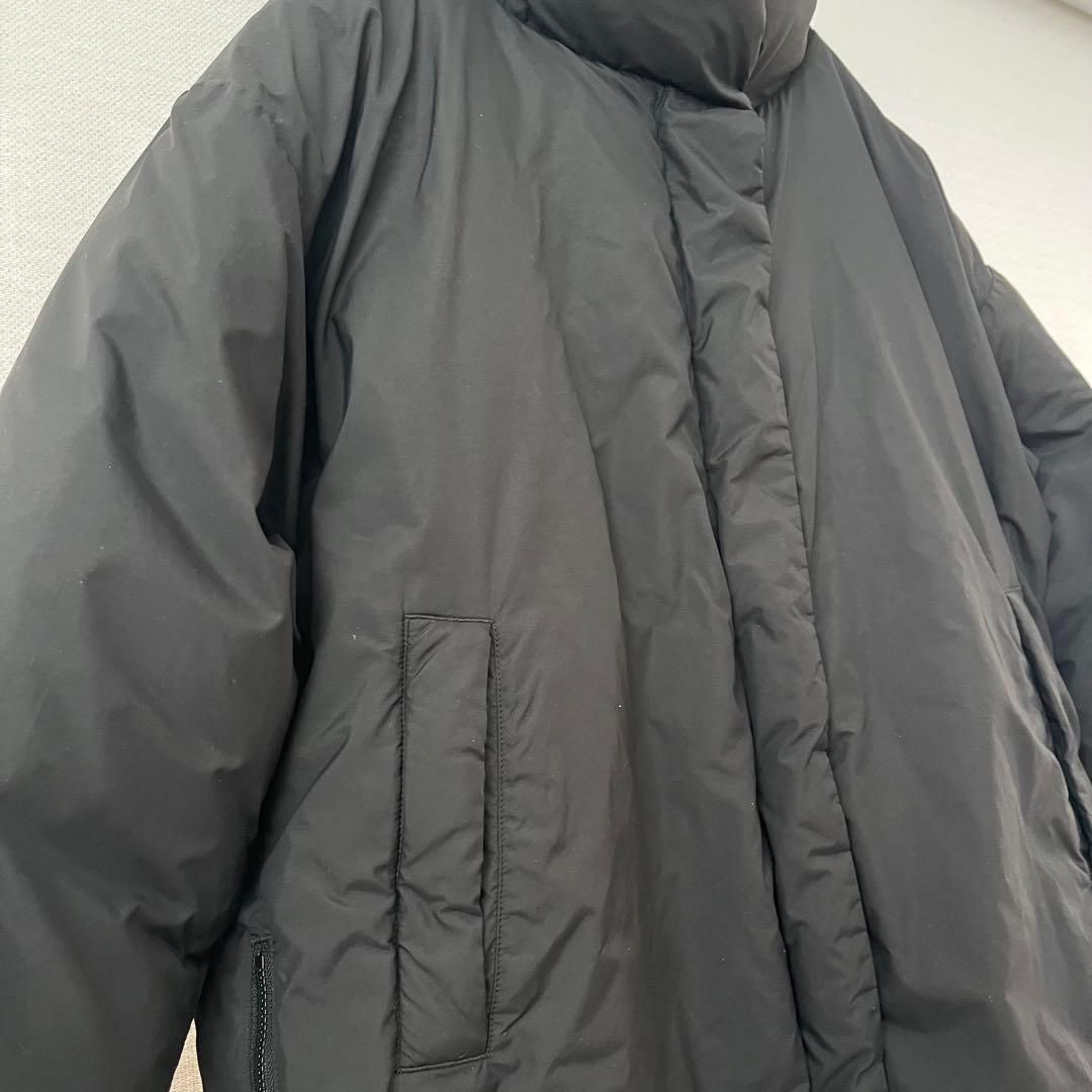 ナンガNANGAスタンドカラーダウンジャケットブラックM